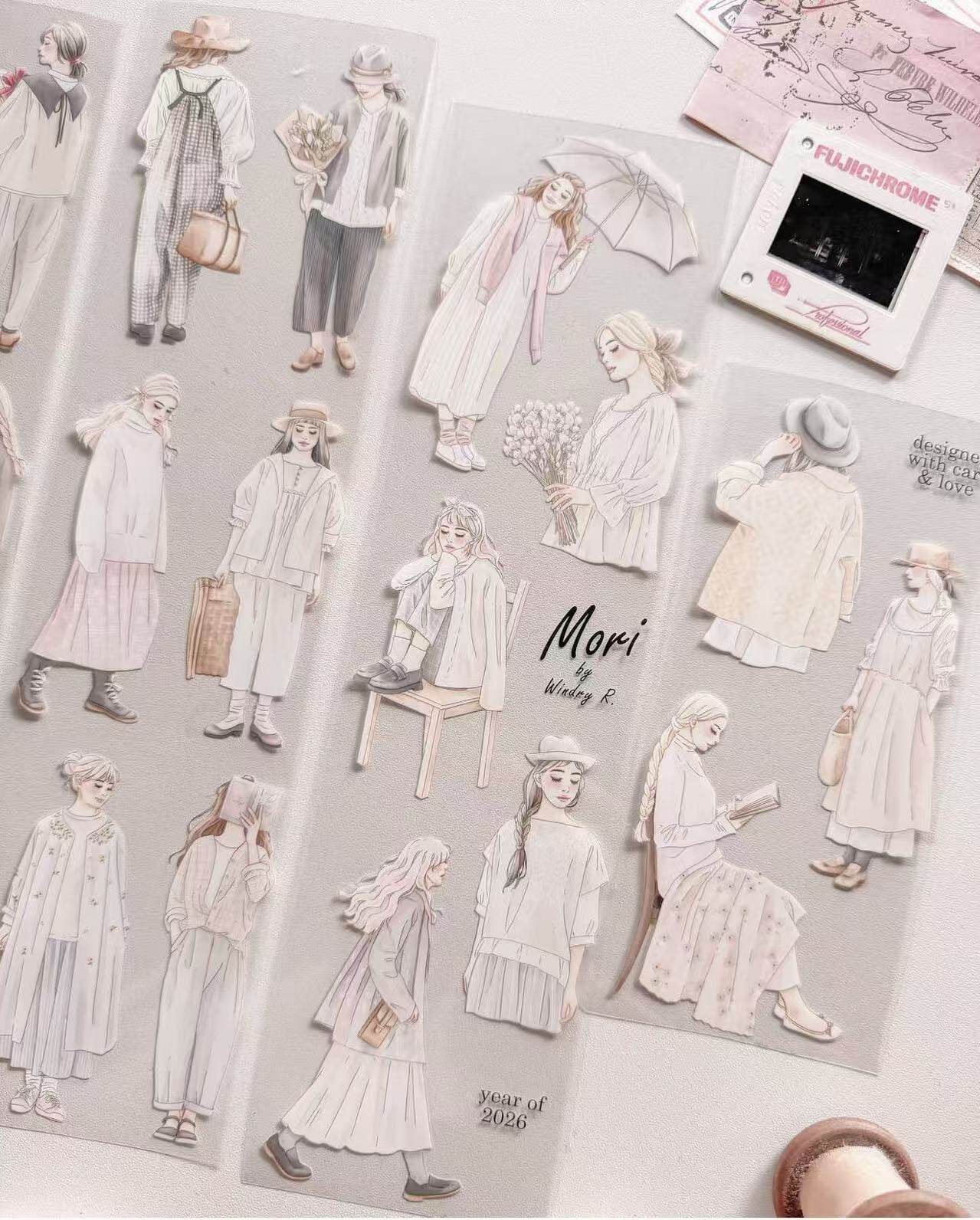 Washi Tape Set - 1 rollo de cinta Washi PET