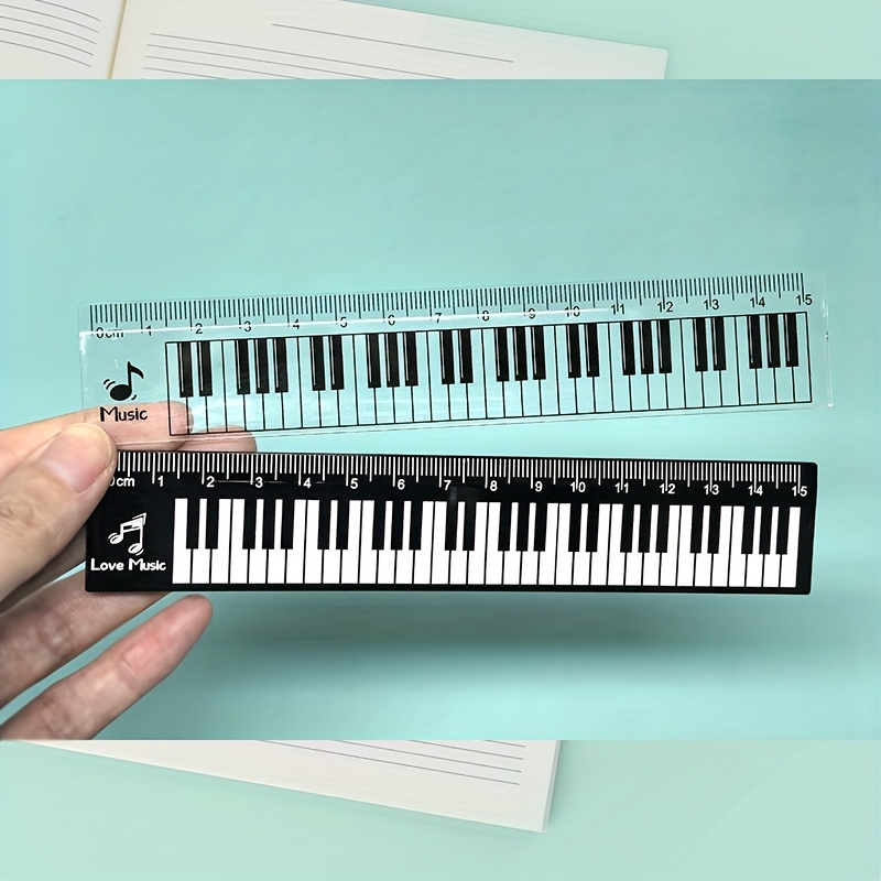 Ruler Set Transparent - Juego de 2 reglas transparentes con
