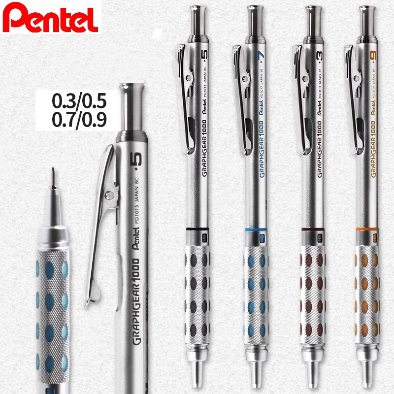 Pentel Pen Graphgear - Lápiz mecánico de Metal Pentel Graphgear