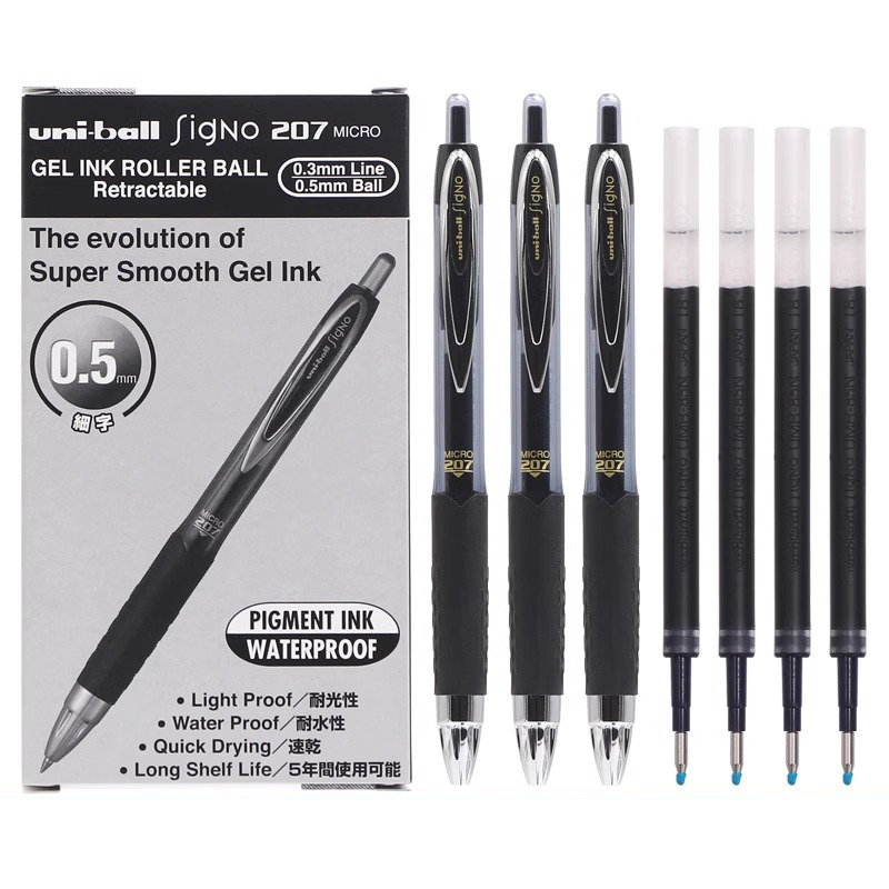 Pentel Pen Energel - Uni-ball 61256 Signo Gel 207 Roller