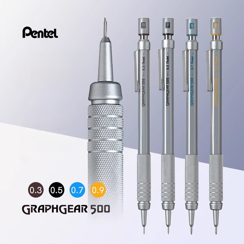 Pentel Pen Graphgear - Pentel Graphgear 500, lápiz mecánico de