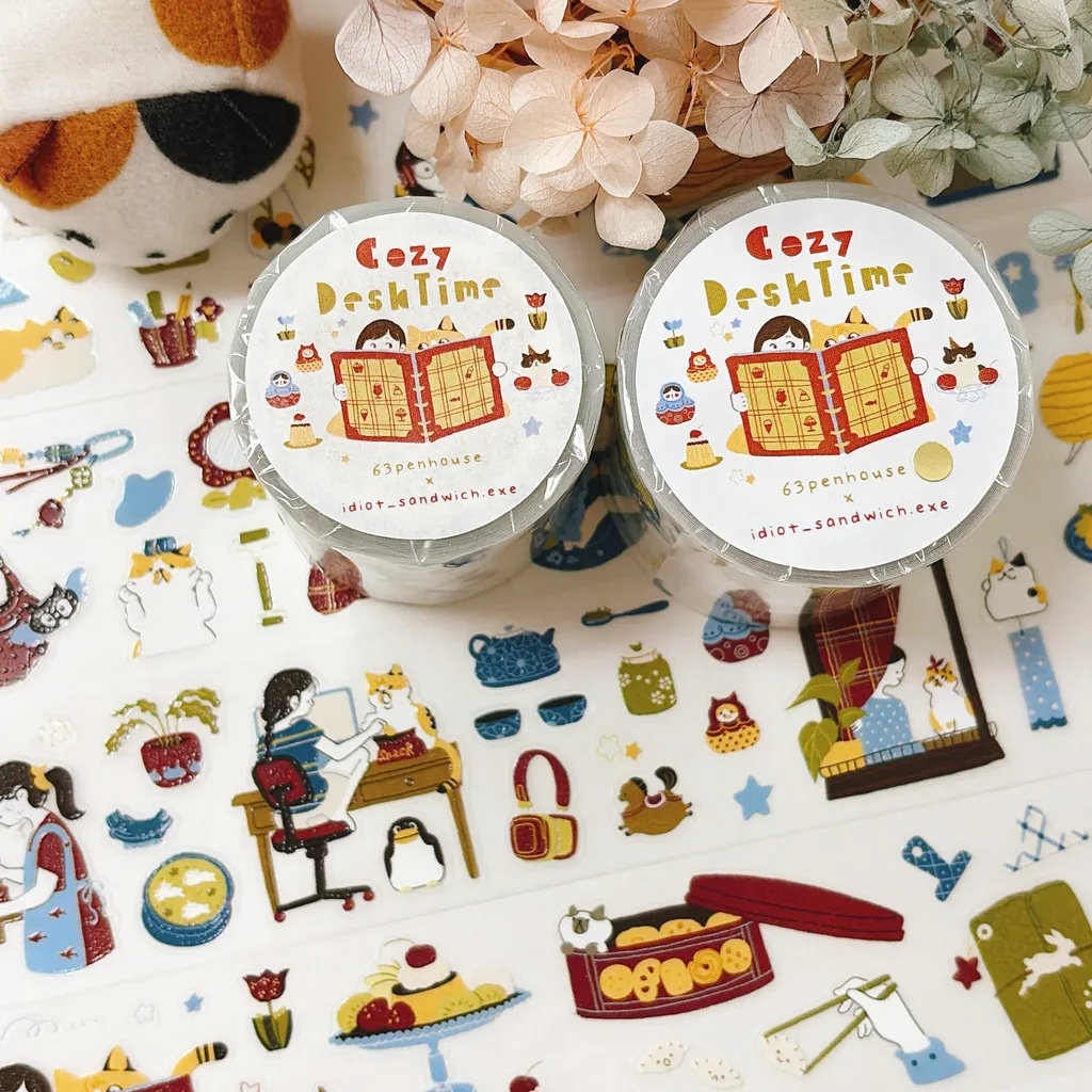 Washi Tape Set - Cinta Adhesiva Decorativa de Papel Washi