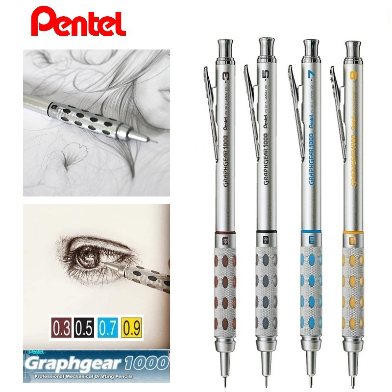 Pentel GRAPHGEAR 1000 Portamin - Pentel Pen Graphgear reseña y precio