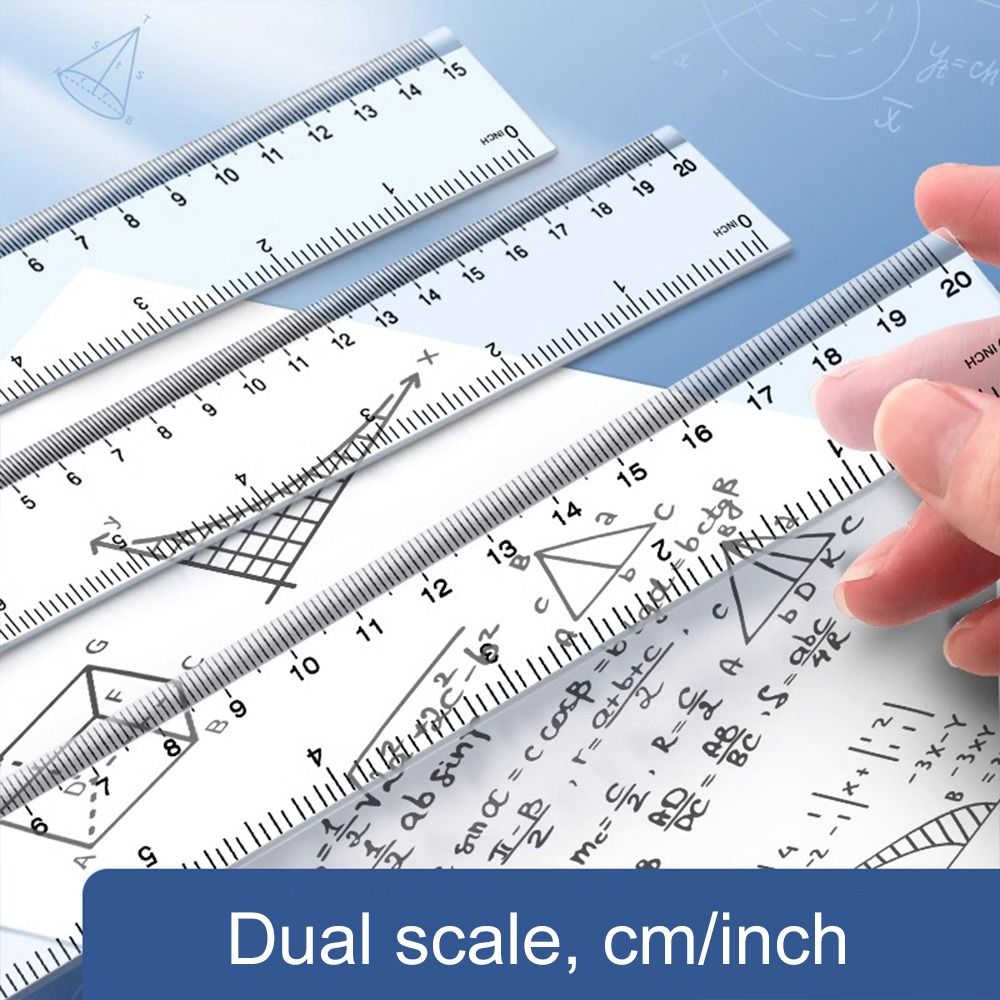 Accesorios de Escritorio, Regl - Ruler Set Transparent reseña y precio
