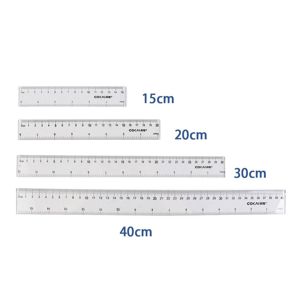 Accesorios de Escritorio, Regl - Ruler Set Transparent reseña y precio