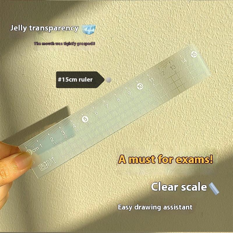 4 unids/set 15CM juego de regl - Ruler Set Transparent reseña y precio