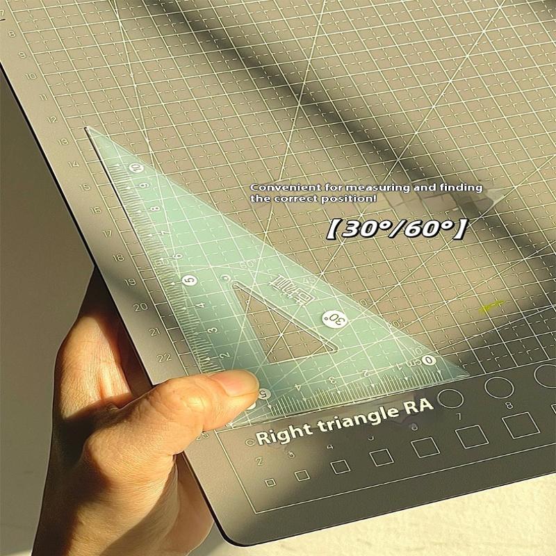 4 unids/set 15CM juego de regl - Ruler Set Transparent reseña y precio