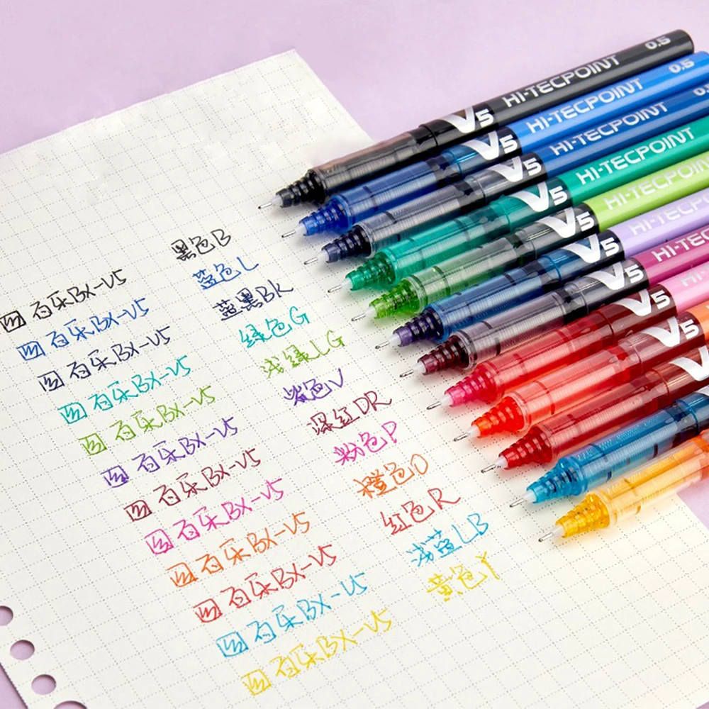Bolígrafos de Gel piloto de Ja - Pilot Pen V5 reseña y precio