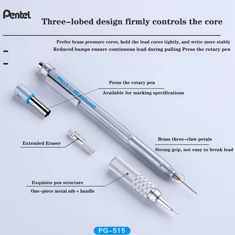 Pentel-lápiz mecánico GraphGea - Pentel Pen Graphgear reseña y precio
