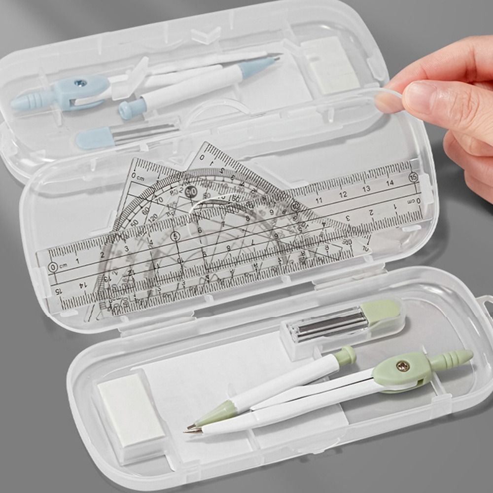 8 unids/set regla de plástico  - Ruler Set Transparent reseña y precio