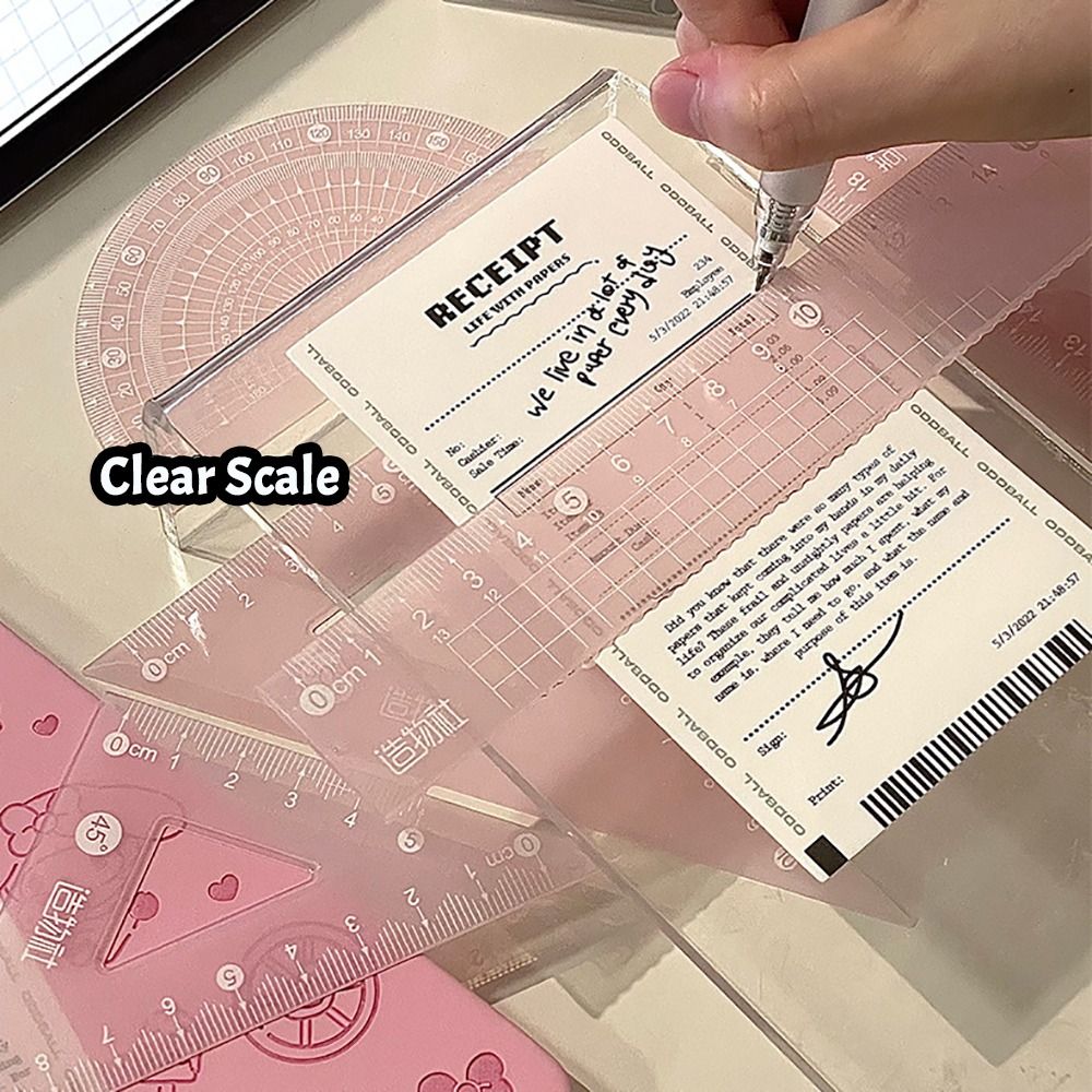 4 unids/set multifuncional 15/ - Ruler Set Transparent reseña y precio