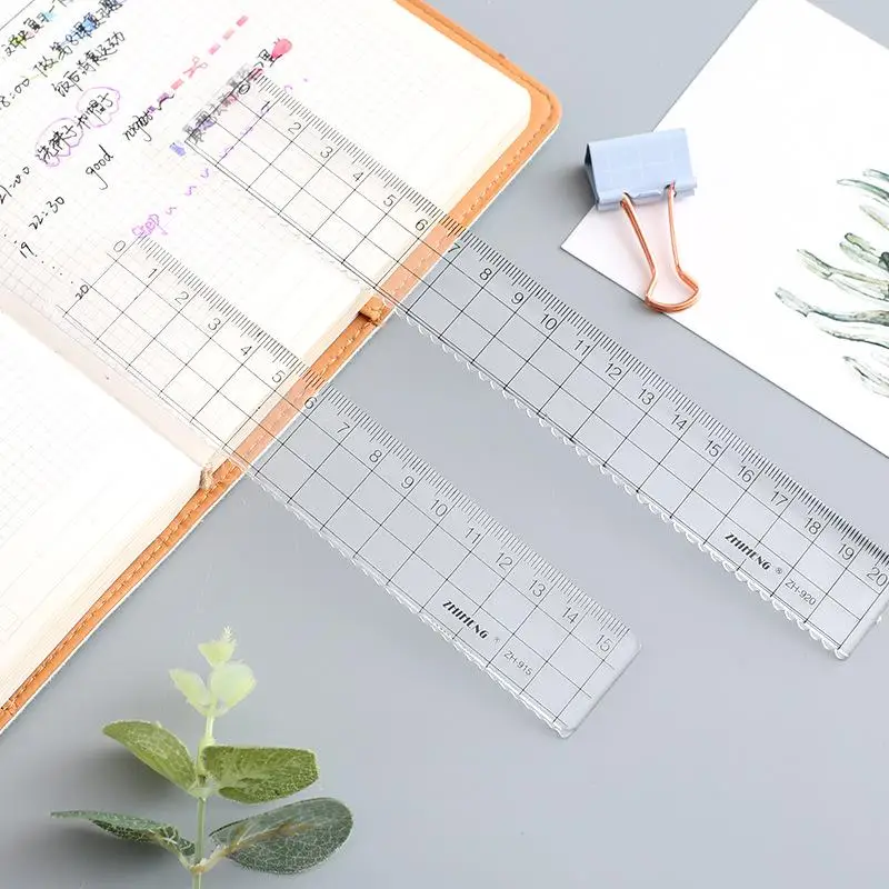 1 Uds Simple15cm 18cm 20cm reg - Ruler Set Transparent reseña y precio